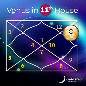 Venus in Eleventh House